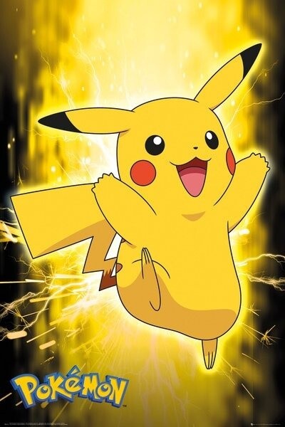 Plakát Pokémon - Pikachu Neon_750706475