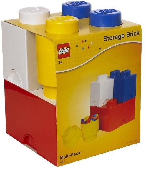 Úložný box LEGO, multi-pack, 4ks, barevné_895568303