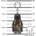 Klíčenka LEGO Star Wars - Mandalorian, svítící figurka