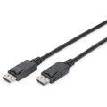 Digitus kabel DisplayPort, M/M, s blokováním, 15m, černá