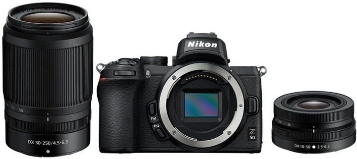 Nikon Z50 + 16-50mm DX + 50-250mm DX_2010199389