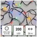 Emos LED vánoční cherry řetěz – kuličky, 20 m, venkovní i vnitřní, multicolor, časovač_508995608