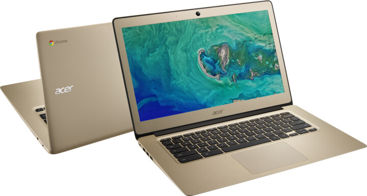 Acer Chromebook 14 celokovový (CB3-431-C5PK), zlatá_288099667