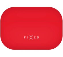 FIXED ultratenké silikonové pouzdro Silky pro Apple Airpods Pro, červená_38515375