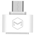 Mcdodo redukce z USB 2.0 A/F na microUSB (18x18x9 mm), bílá_58212028