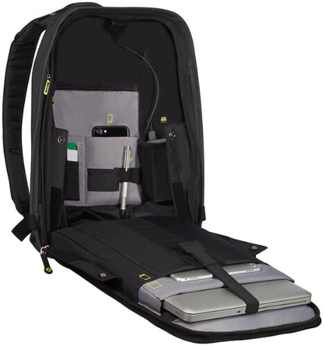 Samsonite bezpečnostní batoh SECURIPAK pro notebook 15.6", černá