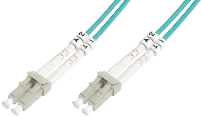 Digitus Fiber Optic Patch Cord, LC/LC Multimode 50/125 µ, OM3, Duplex, 15m_1015401799