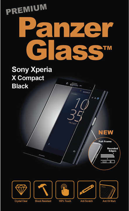 PanzerGlass Premium pro Sony Xperia X Compact, černé_1783106871