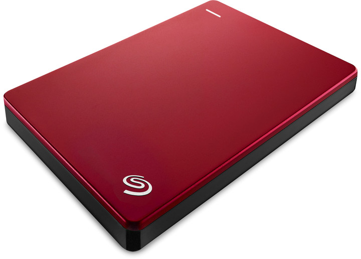 Seagate BackUp Plus Slim Portable 1TB, červená_349955726