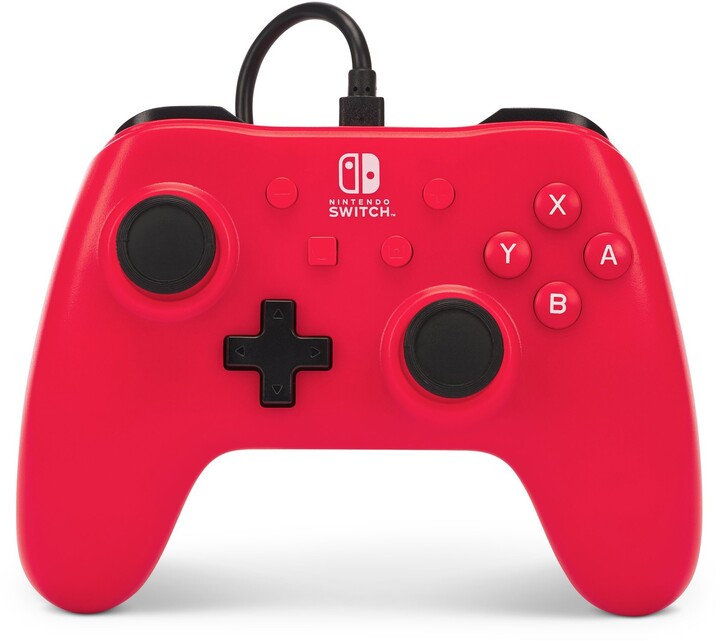 PowerA Wired Controller, Raspberry Red (SWITCH)_1365021448