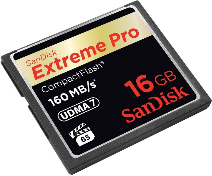 SanDisk CompactFlash Extreme Pro 16GB 160MB/s_1863019503