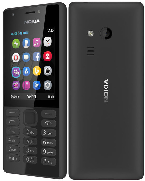 Nokia 216 Dual SIM, černá_520969179