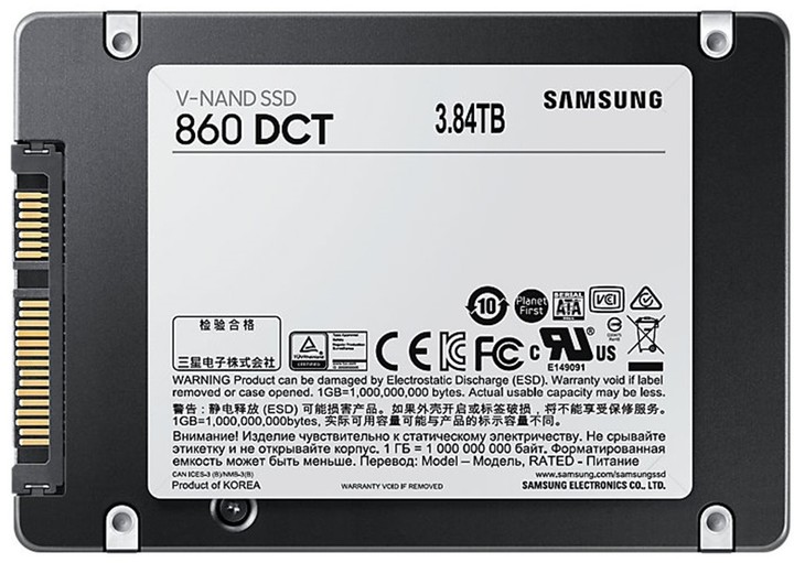 Samsung SSD 860 DCT, 2.5&quot; - 3840GB_58720192