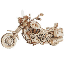 Stavebnice RoboTime - Motorka (cruiser), mechanická, dřevěná_1379501351