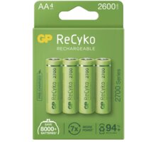 GP nabíjecí baterie ReCyko 2700 AA (HR6), 4ks 1032224270