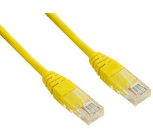 DATACOM Patch Cable UTP, Cat5e 0,25M, žlutý_1492816329