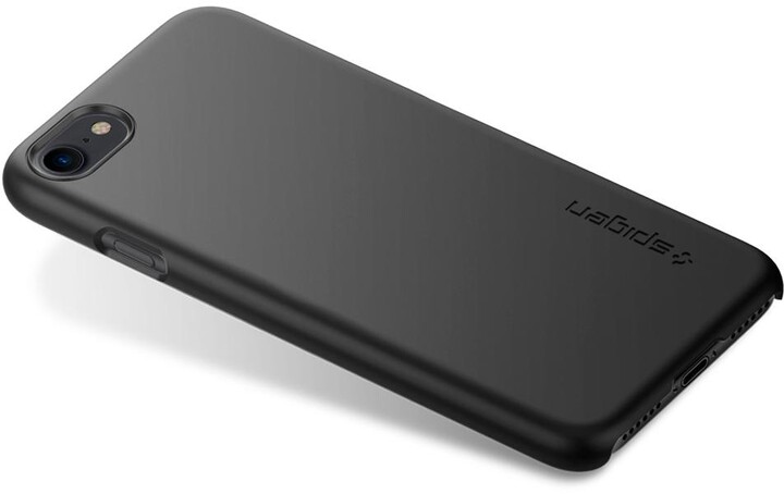 Spigen ochranný kryt Thin Fit pro iPhone SE (2022/2020)/8/7, černá_831785391