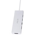 ASUS hub OS200, USB-C - 2xUSB-A 3.0, HDMI, VGA, RJ-45, bílá