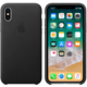 Apple kožený kryt na iPhone X, černá