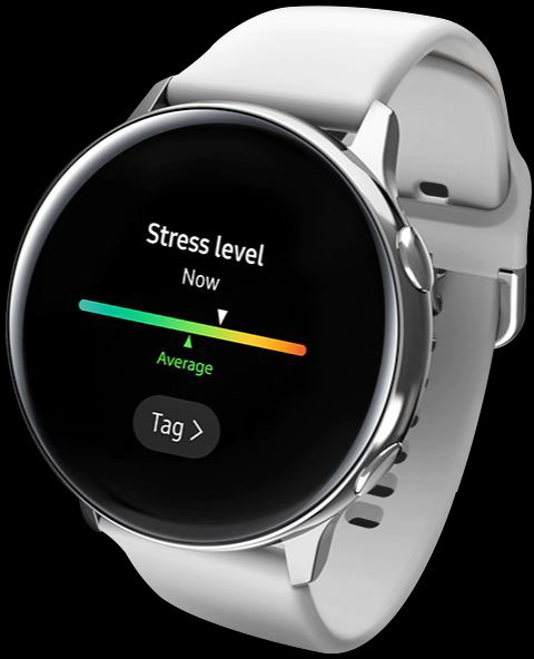 Samsung Galaxy Watch Active, stříbrná_1109541623