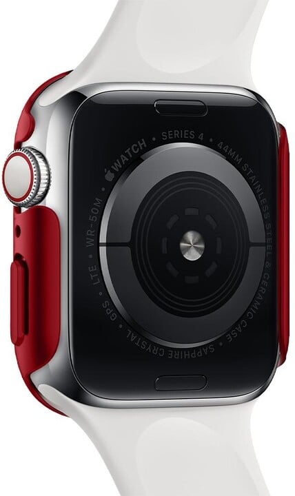 Spigen ochranný kryt Thin Fit pro Apple Watch 4/5, 44 mm, červená