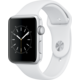 Apple Watch 2 42mm Silver Aluminium Case with White Sport Band