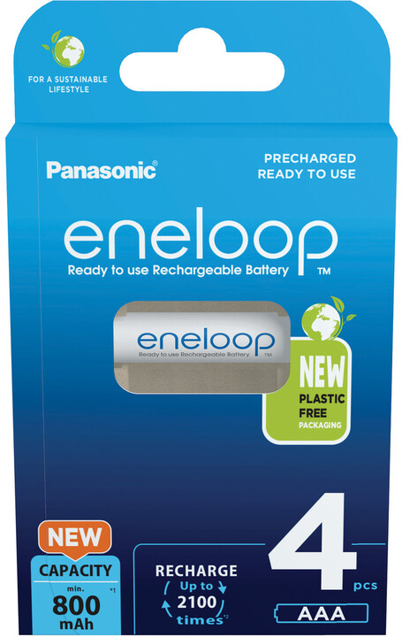 PANASONIC nabíjecí baterie Eneloop HR03 AAA 4MCCE/4BE_1400305266