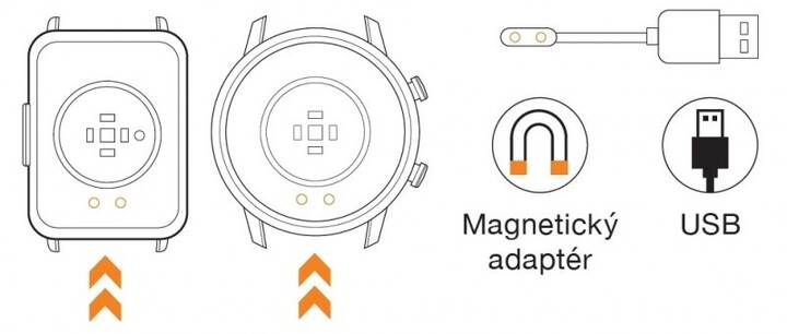 Nabíjecí magnetický adaptér pro Aligator Watch Pro + Aligator Watch Life_156185729