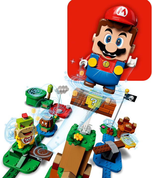 Extra výhodný balíček LEGO® Super Mario™ - Startovací set Mario 71360 a rozšiřující sety 71398,71400_555397173