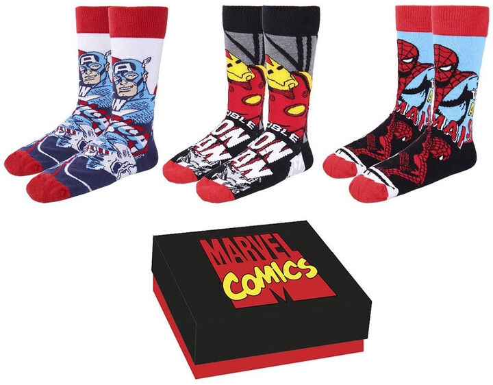 Ponožky Marvel - Avengers, 3 páry (40-46)_1446939671