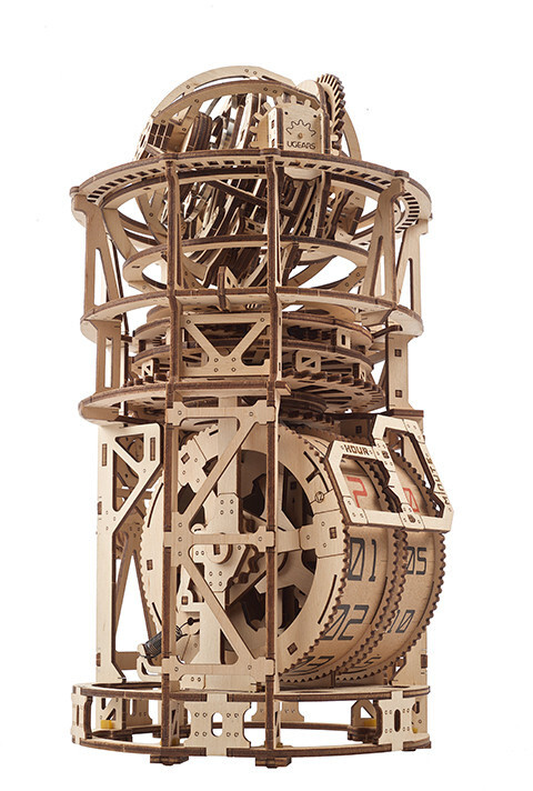 UGEARS stavebnice - Sky Watcher Tourbillon Table Clock, mechanická, dřevěná_1317169441