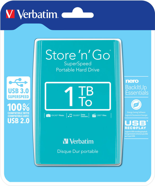 Verbatim Store&#39;n&#39;Go, USB 3.0 - 1TB, zelená_1234309107