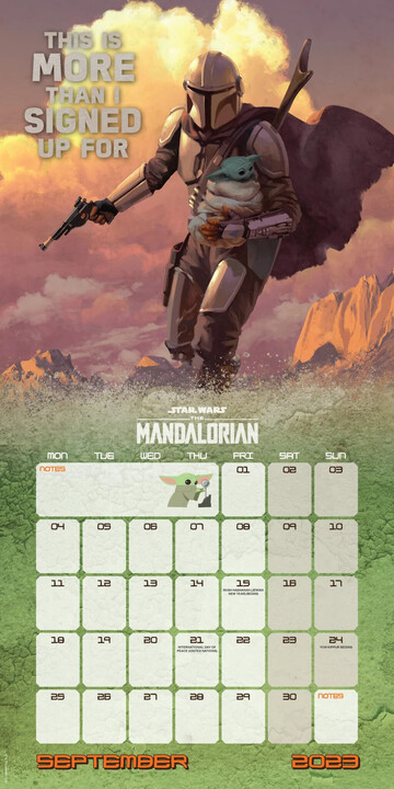 Kalendář Star Wars: The Mandalorian - Grogu 2023_461324187