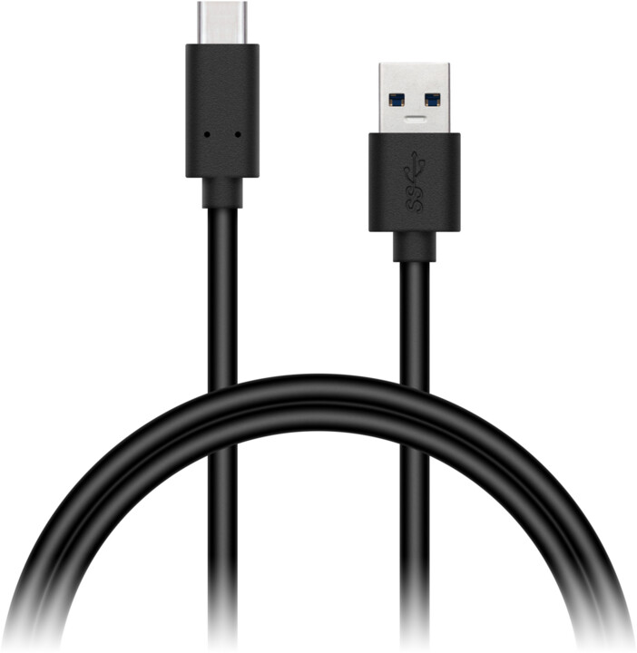CONNECT IT Wirez USB-C (Type C) - USB, černý, 2 m_100485338