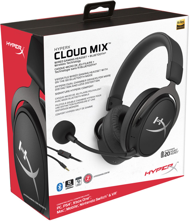 HyperX Cloud Mix, černá_507816509