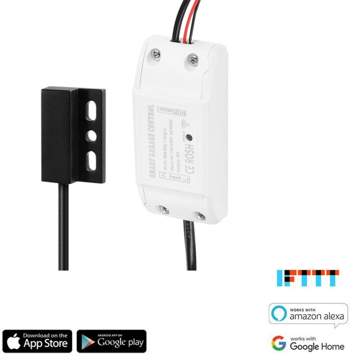 iQtech SmartLife reléový modul SB003, Wi-Fi, pro garážová vrata a brány