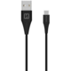 SWISSTEN datový kabel USB-A - USB-C, Super Fast Charging 5A, 1.5m, černá