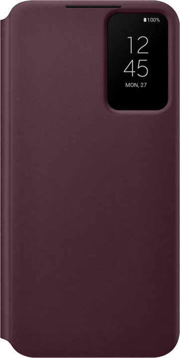 Samsung flipové pouzdro Clear View pro Galaxy S22+, červená_263555558