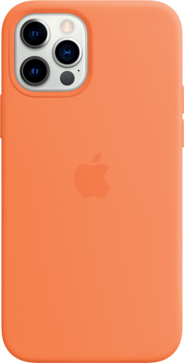 Apple silikonový kryt s MagSafe pro iPhone 12/12 Pro, oranžová_712593623