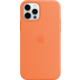 Apple silikonový kryt s MagSafe pro iPhone 12/12 Pro, oranžová