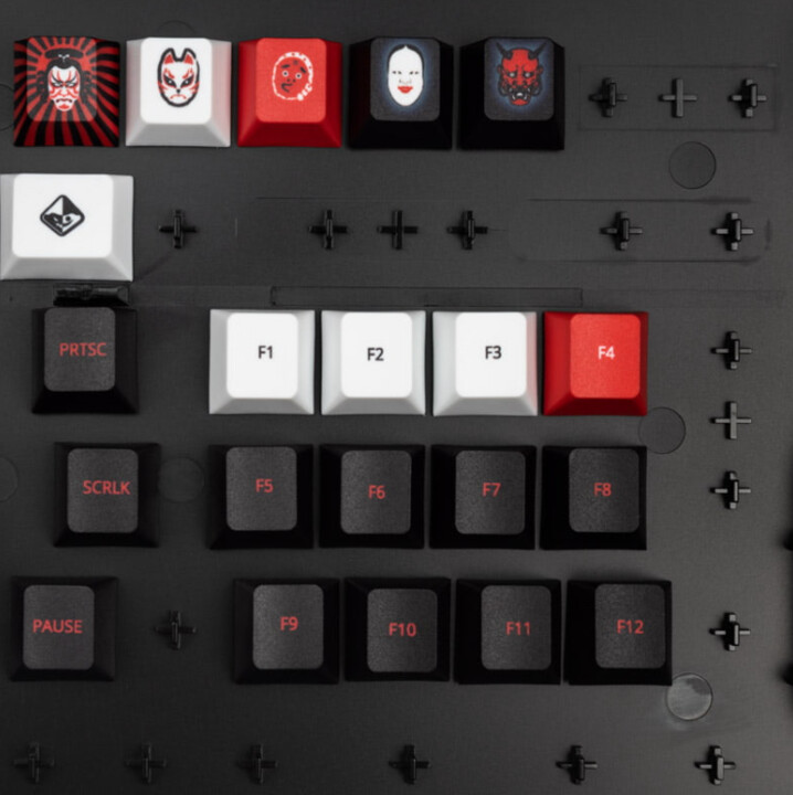 Traitors vyměnitelné klávesy Kabuki, PBT, 108 kláves, US_1423458260