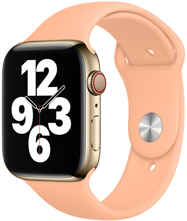 Apple řemínek pro Watch Series, sportovní, 44mm, světle oranžová_293032581