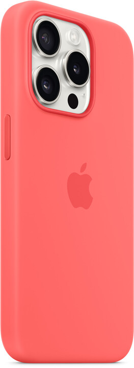Apple Silikonový kryt s MagSafe pro iPhone 15 Pro, světle melounová_1739458792