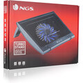 NGS chladící podstavec pro notebook TURBOSTAND, univerzální, USB hub, černá_338682730