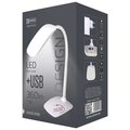 Emos LED stolní lampa MA66-D s USB, bílá_2081458922