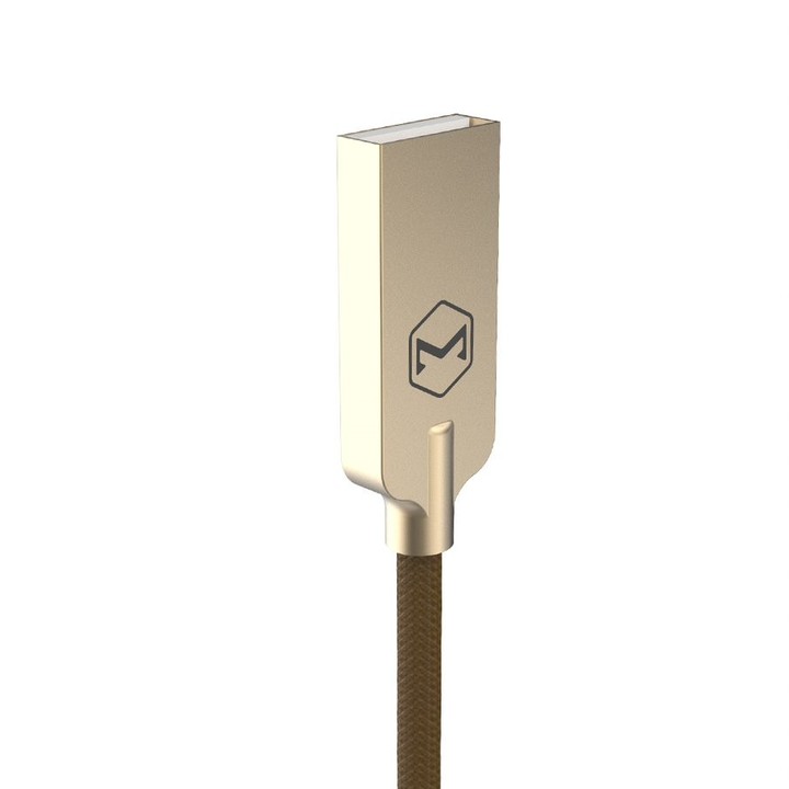 Mcdodo Knight datový kabel Lightning s inteligentním vypnutím napájení, 1.8m, zlatá_1833814516