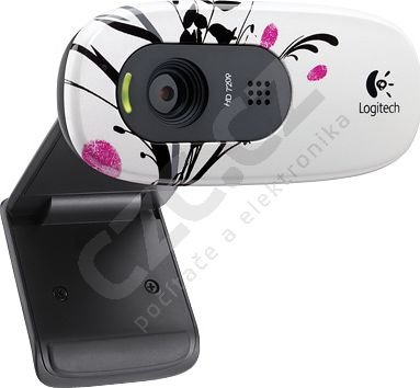 Logitech HD Webcam C270, Fingerprint Flowers_613683553