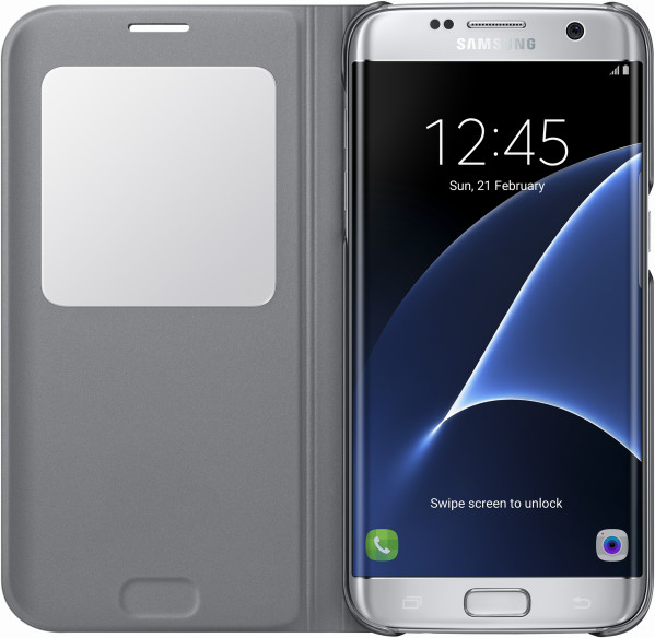 Samsung EF-CG935PS Flip S-View Galaxy S7e, Silver_104187569