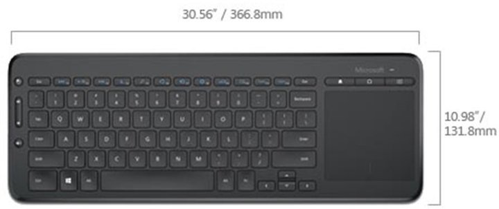 Microsoft All-in-One Media Keyboard, CZ