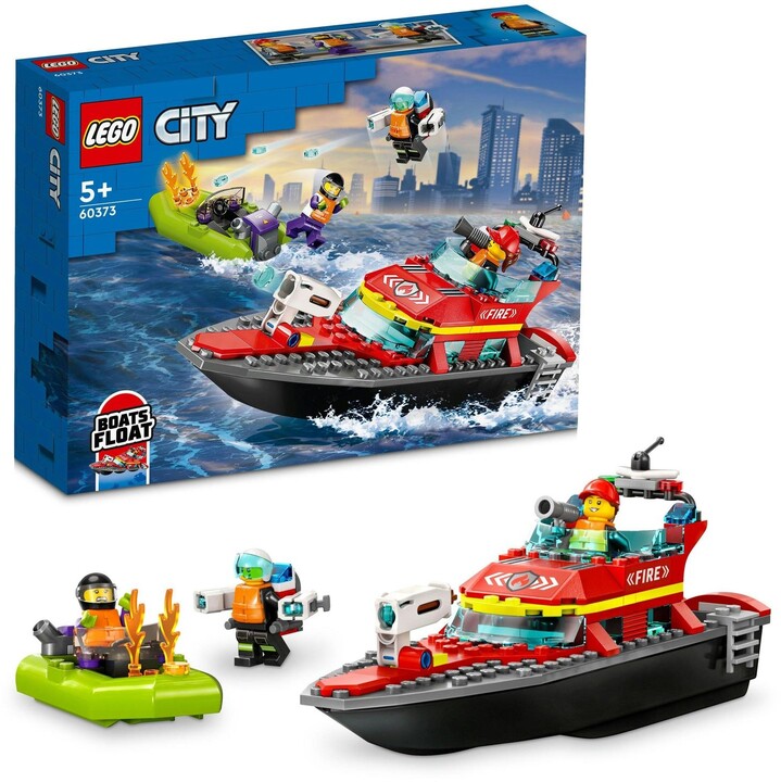 Extra výhodný balíček LEGO® City 60371 Zásahová centrála a 60373 Hasičská záchranná loď a člun_1594951628